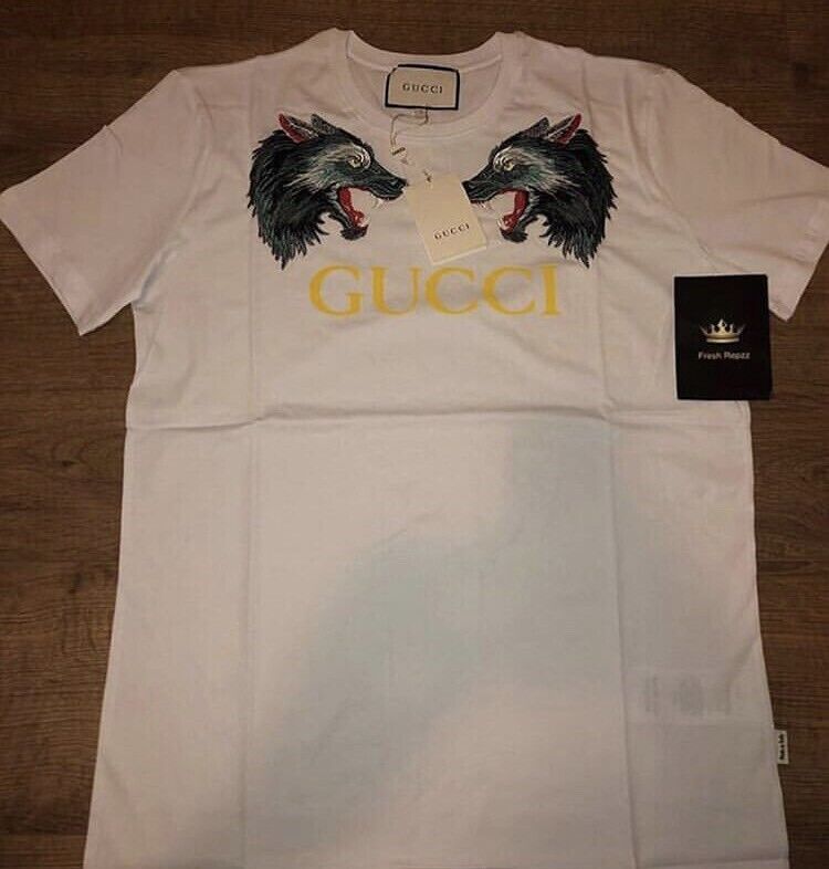 gucci wolf t shirt
